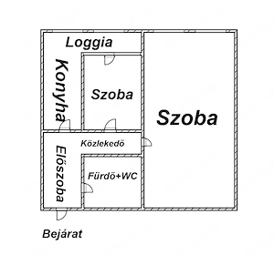 Nyíregyházán a Kossuth utcán, 1+1 szobás 9.emeleti panellakás eladó! - kép 16