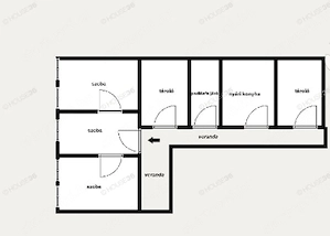 Tiszasason téglaoszlopos tornácos családi ház eladó. - kép 10