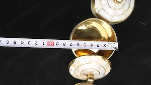 Kagyló berakással díszített ékszerdobozok  átmérője   7cm