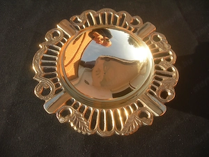 Réz hamutál indiai.228 gramm 15 cm átmérő.Bontatlan csomagolásban. - kép 3