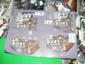 Lego komp. Creator Icons 11371 Bevásárlóutca moduláris ház 3456db Lepin ÚJ - kép 11