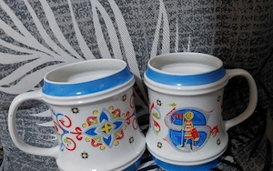 Hollóházi készletek,bögre és váza - kép 4