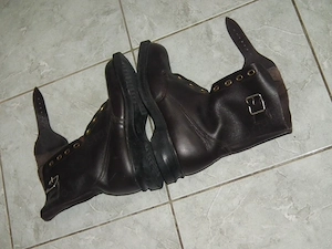 Újszerű magyar barna surranó katonai bakancs nr.7 (40-es) - kép 10