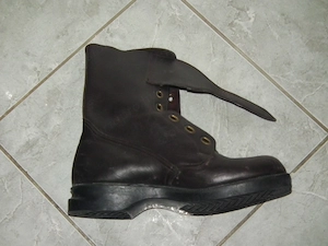 Újszerű magyar barna surranó katonai bakancs nr.7 (40-es) - kép 6