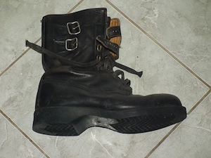 Szép magyar fekete surranó katonai bakancs nr.5 (42-es) - kép 6