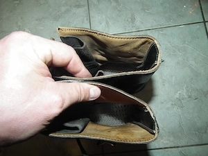 Szép magyar fekete surranó katonai bakancs nr.5 (42-es) - kép 8