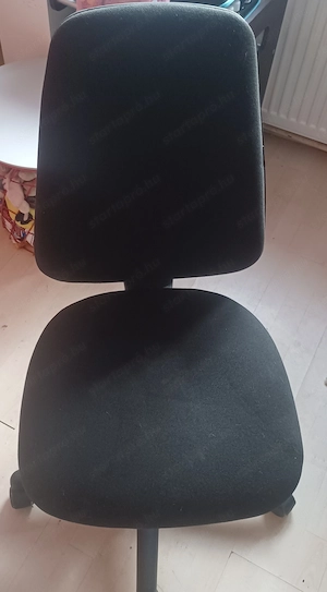Fekete forgószék állítható - kép 3