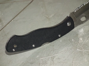 Spyderco Civilian bicska horgászkés zsebkés kemping-túra kés - kép 3