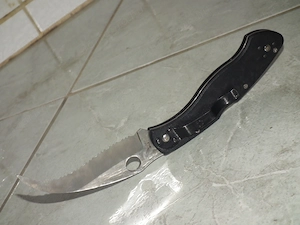 Spyderco Civilian bicska horgászkés zsebkés kemping-túra kés - kép 5