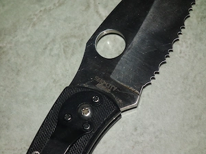 Spyderco Civilian bicska horgászkés zsebkés kemping-túra kés - kép 7