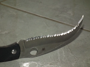 Spyderco Civilian bicska horgászkés zsebkés kemping-túra kés - kép 4