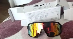 Kerékpáros napszemüveg UV400 vadi új polarizált narancssárga   dobozos új  SCVCN Men bicycle Cycling