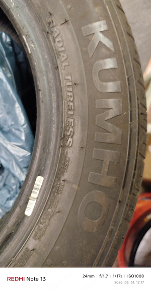 Budapesten újszerű 175 65 14 nyárigumi szett eladó  - kép 2