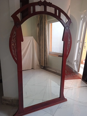 Szecessziós tükör eladó  - kép 5