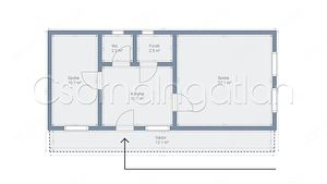 Bágyogszovát - részben felújított kis alapterületű parasztház eladó - kép 15