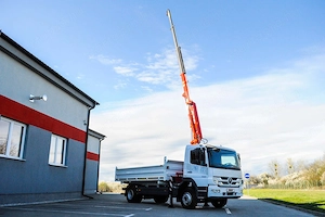 Mercedes - Benz Atego 1222 BlueTec4 - Billenőplatós - Darugémes teherautó EURO5 - kép 3