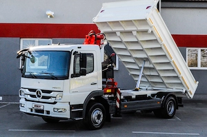 Mercedes - Benz Atego 1222 BlueTec4 - Billenőplatós - Darugémes teherautó EURO5 - kép 5