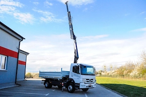 Mercedes - Benz Atego 1622 BlueTec5 - Billenőplatós - Darugémes teherautó EURO5 - kép 4