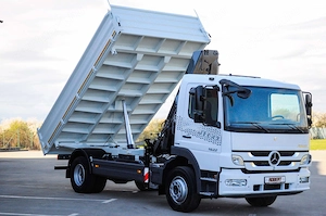 Mercedes - Benz Atego 1622 BlueTec5 - Billenőplatós - Darugémes teherautó EURO5 - kép 5