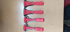 Busz üvegtörő kalapács tartóval Ikarus - kép 2