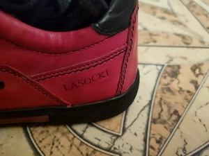 Lasocki bőr utcai cipő 41-42 vadi új állapot valódi bőr minden része real leather - kép 3