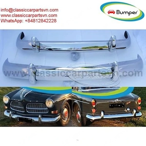 Volvo Amazon Euro type (1956-1970) bumpers by stainless steel new
