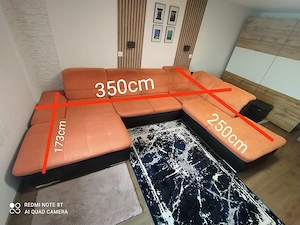 Hatalmas U alakú kanapé - kép 2