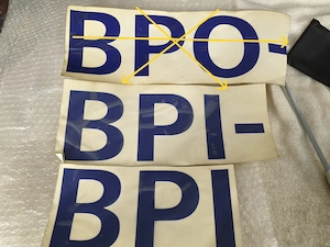  Ikarus matrica rendszám BPI  - kép 2