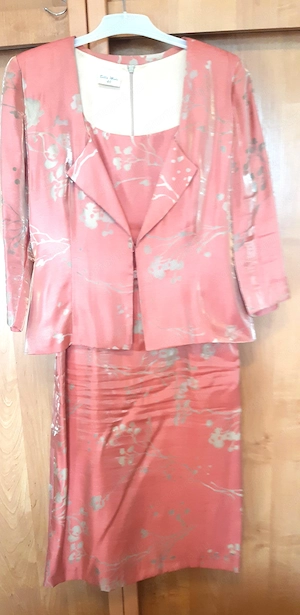 AKCIÓ! Elegáns, 3 részes selyem kosztüm 40-es méretben eladó. - kép 2