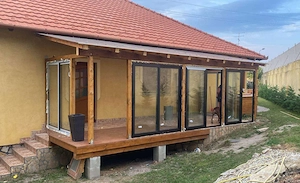 Kétszárnyú tolóajtós teraszajtó 180x200cm-es  - kép 6