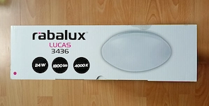 Rábalux Lucas 3436, 38cm led mennyezeti   fali lámpa, új állapot - kép 2