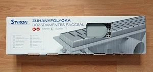 Styron Harmony Sty-H-40 zuhanyfolyóka, rozsdamentes, új, bontatlan