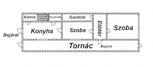 Napkoron a központ közelében 2 szobás családi ház eladó! - kép 12