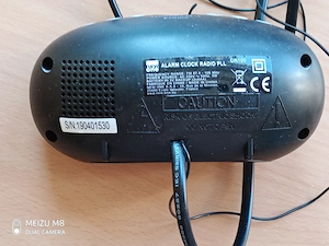 New One CR 100 ébresztőórás rádió, fekete  5000ft óbuda  személyesen óbudán lakcimemen vagy előre fi - kép 4