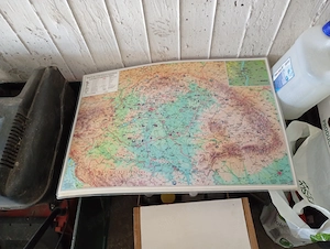 Stiefel kétoldalas, laminált könyökalátét, amely a Magyar Szent Korona országait ábrázolj 3000ft óbu - kép 2