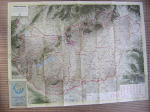 Térkép, 1943, Ritka, limitált kis számban készült,  centenáriumi 15000 engedménnyel - kép 3