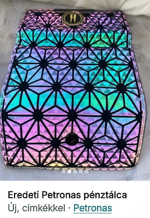 Eladó eredeti ,új ,Petronas pénztálca