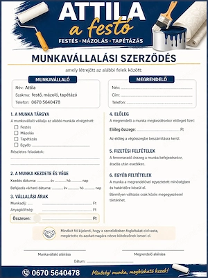 Festés-mázolás-tapétázás - kép 3