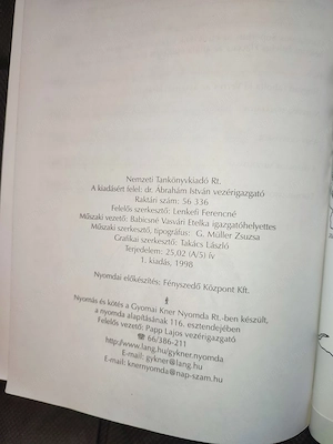 Ferenczi Attila Monostori Martina Latin  nyelvkönyv Nemzeti Tankönyvkiadó  - kép 2