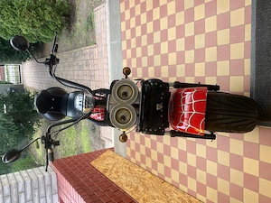 Elektromos Chopper citycoco motor scooter roller - kép 4