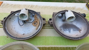 Kerek hajólámpa eladó, 2db - kép 7