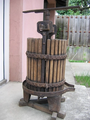 Régi öntöttvas prés eladó. - kép 5