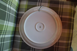 Zsolnay fali dísztál - 30 cm - 150 éves jubileum - kép 2