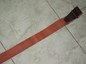 Szép barna réz csatos katonai öv a szovjet érából CCCP - kép 8