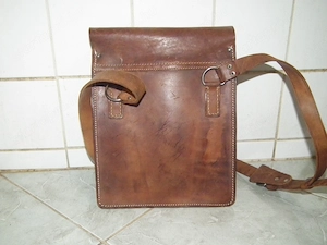 Szép retró katonai táska férfi bőrtáska bőr táska válltáska nr.4 - kép 2