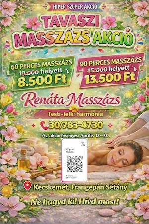 Tavaszi Kedvezményes feltöltődés tőlem nektek!