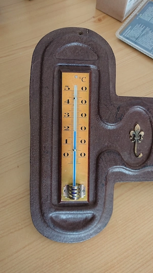 Retró hőmérő és kulcstartó - kép 2