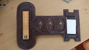 Retró hőmérő és kulcstartó - kép 3