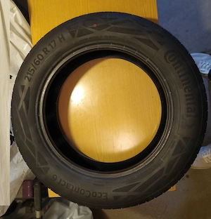Bejáratott 1500 km futott 4 db Continental Ecocontact 6 nyárigumi 215 60 R17 96H  - kép 4
