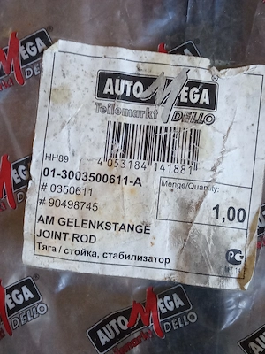 Új Stabilizátor rúd pár Opel , Peugeot 10000ft óbuda 36 50 104 8272 36 20 949 1288 személyesen óbudá - kép 3